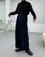 ツインベルトワイドパンツ/SK Twin Belt Wide Pants (3 colors)