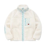 チェリーポケットフリースジャンパー / CHERRY POCKET FLEECE JUMPER [CREAM]