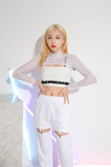 ビジョハイカットフィッシュネット/TOP(8426) Bijo High Cut Fishnet