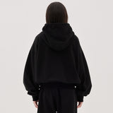 オーバーフルクロップスウェットフードジップアップ / Overful Crop Sweat Hood Zipup (2color)