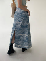 (L/S Collection) Annual Ring Lace Skirt