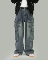 Triple pocket denim pants