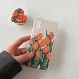 Mango Tulip / jelly type iPhone Galaxy Case (6581126529142)