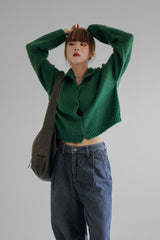 ディープリーカラーカーディガン/Deeplly collar cardigan (3color)