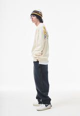バギーデニムパンツ/MBSRCOPT102 MID90 BAGGY DENIM PANTS BLACK