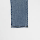 レザーベルトポイントストレートフィットデニムパンツ/BILLLIE SUHYEON LEATHER BELT POINT STAIGHT FIT LIGHT BLUE DENIM [16629]
