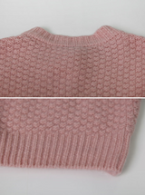 Velvet Ribbon Cable Knit Cardigan (3color)