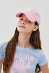 CAT HUMAN LOVE BALL CAP_PINK