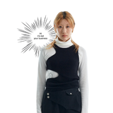 ホールニットトップスセット/HOLE KNIT TOP set : "Not your business"