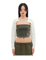 DAMAGE BOLERO CARDIGAN (IVORY)