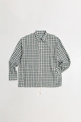 タータンチェックポケットシャツジャケット / TARTAN POCKET SHIRKET(SHIRTS JACKET)-PERMANENT GREEN