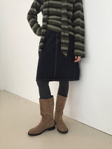 クラシックデニムミディアムスカート