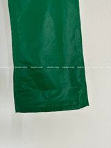leather coated straight pants