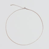 シルバーテニスネックレス / silver tennis necklace (silver)