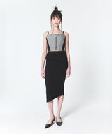 ハウンドトゥースコルセットスリーブレス/Houndstooth Corset Sleeveless