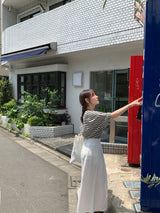 ボーダーラグランショートスリーブTシャツ