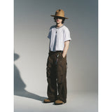 リファインナイロンパラシュートパンツ / REFINE NYLON PARACHUTE PANTS_BR