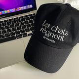 ルシャボールキャップ / LES CHATS BALL CAP BLACK
