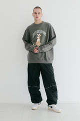 CS ラッキークルーネック / BSR2223FWPO071 CS LUCKY CREWNECK LIGHT KHAKI