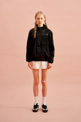 チェリーフーディーウィンドウブレーカー／CHERRY HOODIE WINDBREAKER [BLACK]