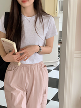 クールクロップ半袖Tシャツ (5color)