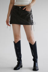 コルセットクラックスカート / Corset Crack Skirt (2color)