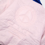 [UNISEX] Reversible Logo-Appliqued Cotton-Corduroy Bomber Jacket (Blue)