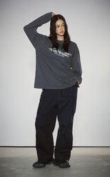 DIAGONAL CARGO PANTS_NAVY