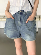 マネウォッシングデニムパート3ショーツショートパンツ / Mane Washing Denim Part 3 Shorts Short Pants