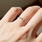 [CCNMADE] 菊 Silver Ring (Pink) (6691071656054)