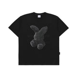 FUZZY RABBIT SHORT SLEEVE T-SHIRT BLACK