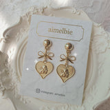 ロイヤルベイビーエンジェルイヤリング - ショート / Royal Baby Angel Earring - Short (Gold) (Kep1er Mashiro Earring)