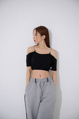 チェーンオフショートスリーブTシャツ/TOP(9366) Chain OFF Short Sleeve T