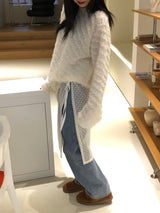 スノーウェーブニット