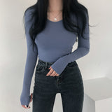 フリースドスクープネックトップ / Fleeced Scoop Neck Top
