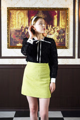 flower lace blouse black (6651911831670)