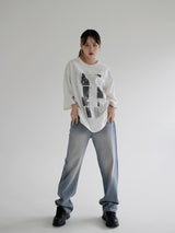 コーナーピンクデニムパンツ / no.743 Corner Pink Denim Pants