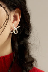 pearl navi earring - white