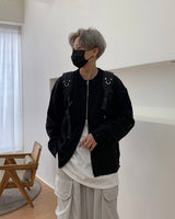 OAリオダメージツーウェイカーディガン/OA Rio Damage Two Way Cardigan (4 colors)