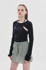 BRICK WIND SKIRT (6670223081590)
