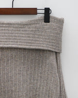 フラッシュオフザショルダーニット / Flash Off-the-shoulder knit (3color)