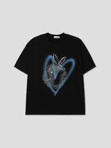 ラビットハートハーフスリーブ / Rabbit heart half sleeves 2color