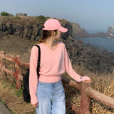 ソフトVネックニットウェア / [Bellide made] Soft V-neck knitwear