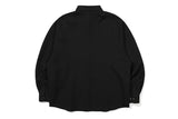 ラグランスリットシャツ / RAGLAN SLIT SHIRT_BLACK
