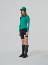 STRAP BIKER SHORTS (2 COLOR) (6682305888374)