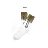 TIE-DYE VERTICAL LOGO SOCKS (5color) (6675696025718)
