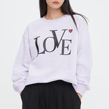 ラブスウェット / LOVE SWEAT SHIRT_LIGHT PURPLE