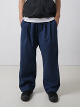Linen pin tuck banding pants 4color