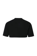 シグネチャーロゴドローイングクロップTシャツ