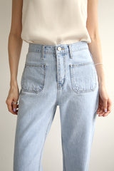 クシオジーンズ / CUSHIO JEANS / STRAIGHT DENIM PANTS